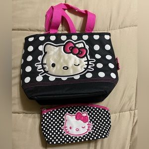 NWOT- Hello Kitty purse with makeup bag